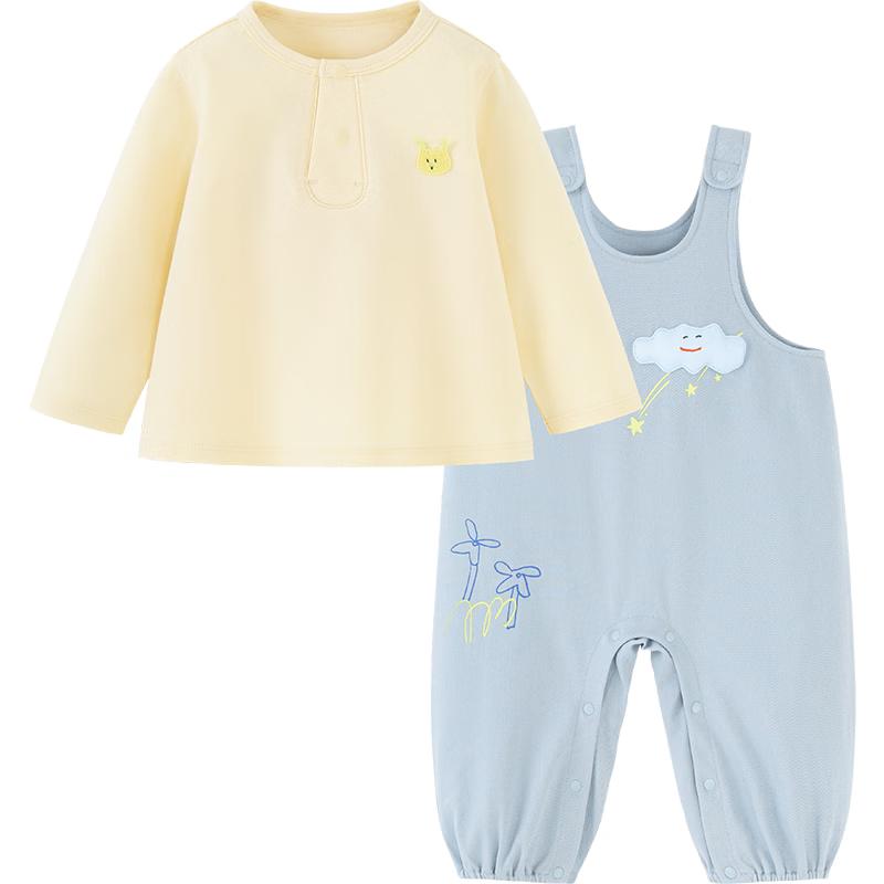 Minibala Kids Long Sleeve T-shirt & Faux Denim Overalls Set 90
Minibala Kids Long Sleeve T-shirt & Faux Denim Overalls Set 90