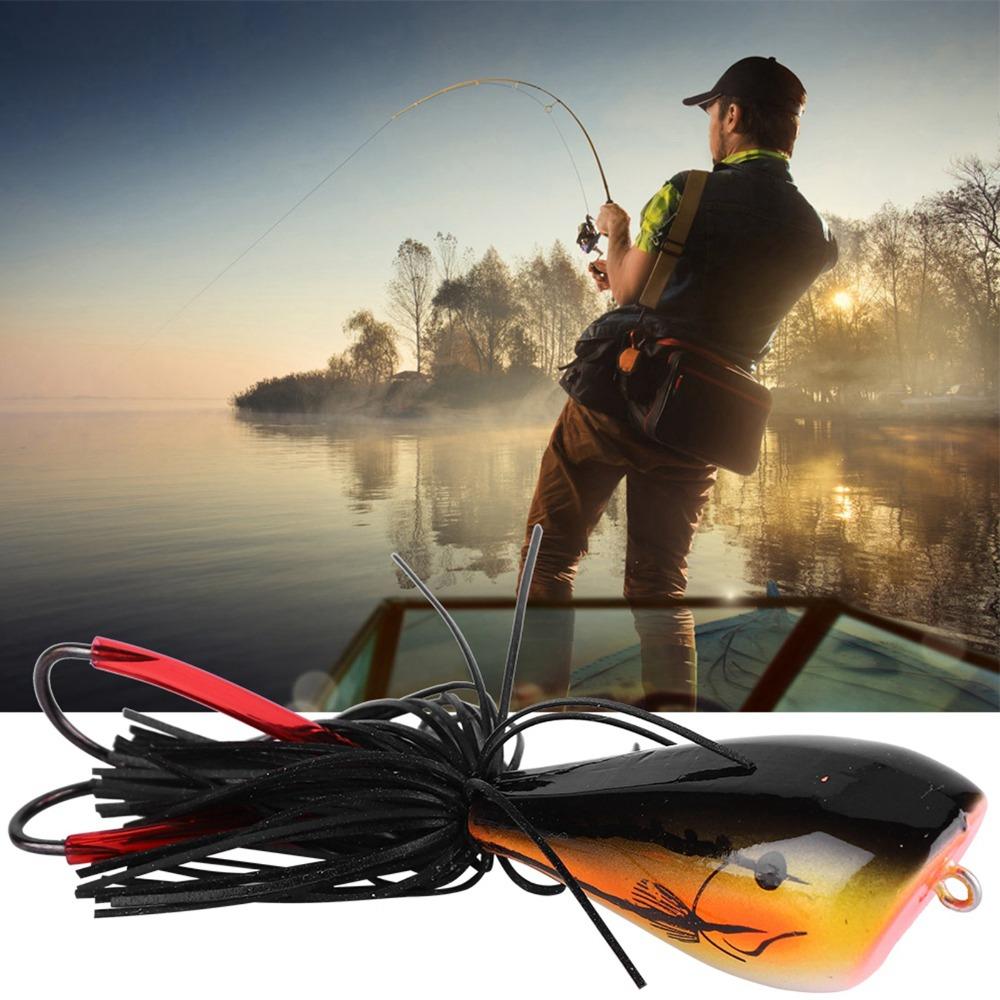 with Barbed Hook Topwater Frogs Artificial Fishing Lure Durable Frogs Lures Freshwater Fishing чорний
with Barbed Hook Topwater Frogs Artificial Fishing Lure Durable Frogs Lures Freshwater Fishing чорний