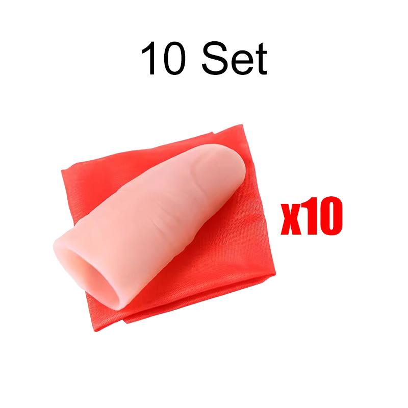 10-20PCS/Pack Finger Magic Props Kit Fake Thumb Tip Silk Scarf Disappearance Magic Trick Game Set Party Performance Supplies ZYF
10-20PCS/Pack Finger Magic Props Kit Fake Thumb Tip Silk Scarf Disappearance Magic Trick Game Set Party Performance Supplies ZYF