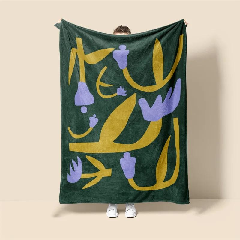 Scandinavian ins style Morandi blanket abstract geometric design anti-static dust Netroots with the same sofa cover blanket 75x90cm
Scandinavian ins style Morandi blanket abstract geometric design anti-static dust Netroots with the same sofa cover blanket 75x90cm
