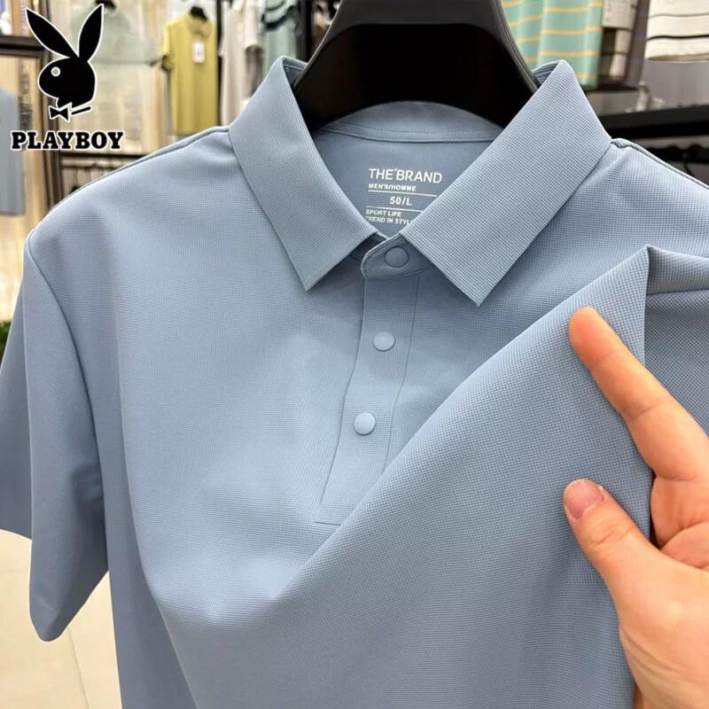 PLAYBOY Men s Ice Silk Short Sleeve Polo T-Shirt 4XL
PLAYBOY Men s Ice Silk Short Sleeve Polo T-Shirt 4XL