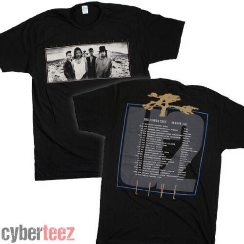 Футболка унисекс U2 Футболка Joshua Tree с лицензией Европейского тура 1987 года с датами 
Футболка унисекс U2 Футболка Joshua Tree с лицензией Европейского тура 1987 года с датами