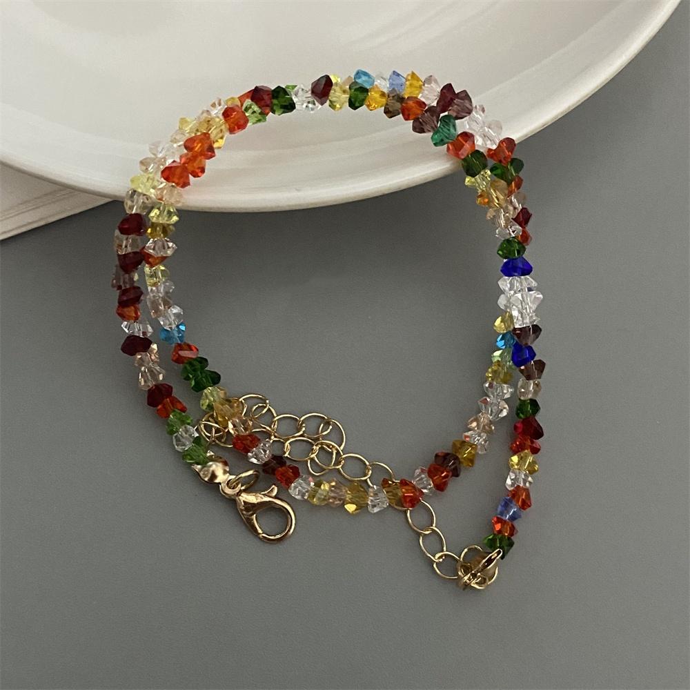 Mulit-cut Glass Crystal Irregular Beaded Choker Necklace for Women Triangle Transparent Fashion Female Collar Neck Zircon
Mulit-cut Glass Crystal Irregular Beaded Choker Necklace for Women Triangle Transparent Fashion Female Collar Neck Zircon