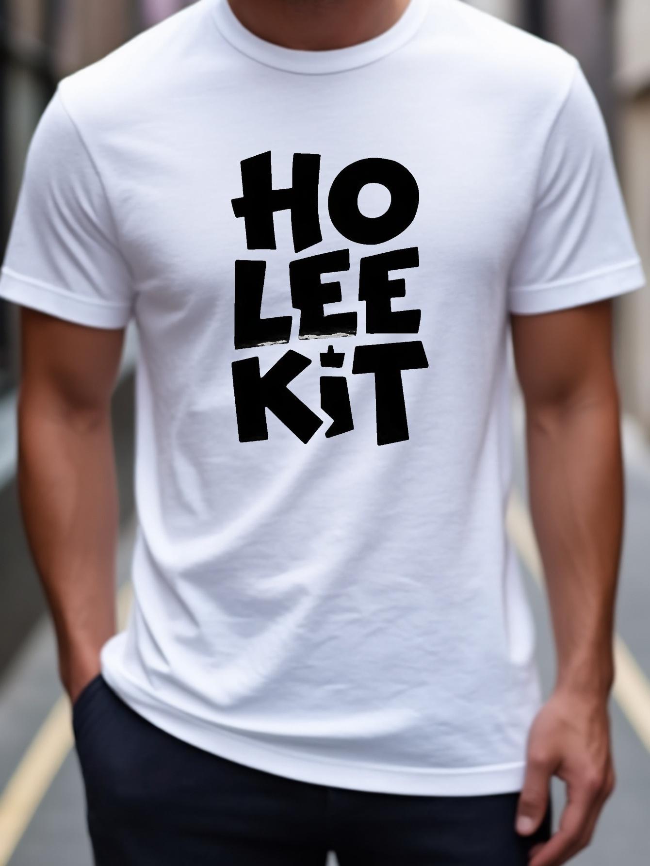 611 Cotton Blend T-shirt - Summer Casual & Sports Wear with Bold HOLEEK KIT Graphic Print L
611 Cotton Blend T-shirt - Summer Casual & Sports Wear with Bold HOLEEK KIT Graphic Print L