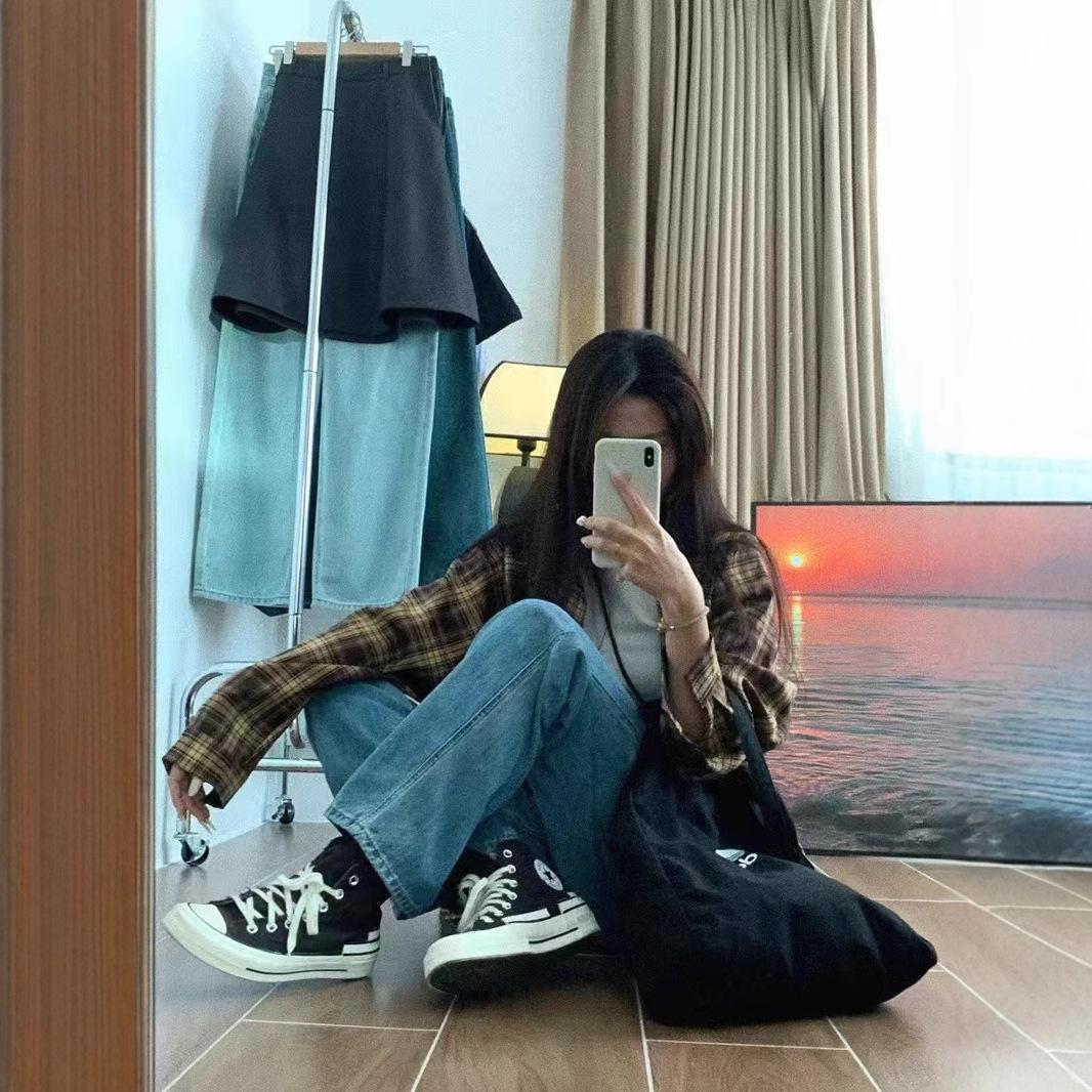 Women s Plaid Shirt Jacket - 2025 Spring/Summer Collection: Casual Loose-Fit Long-Sleeve Outerwear. Medium коричневий
Women s Plaid Shirt Jacket - 2025 Spring/Summer Collection: Casual Loose-Fit Long-Sleeve Outerwear. Medium коричневий