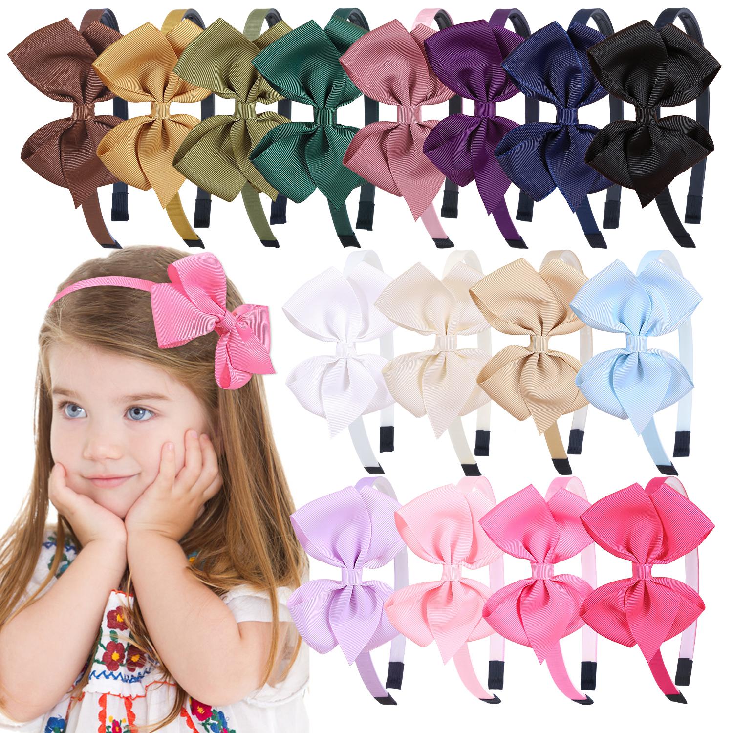4pcs Cute Solid Color Grosgrain Ribbon Hair Bows Headbands for Girls Plastic Teeth Hairbands Children Kids Hair Accessories
4pcs Cute Solid Color Grosgrain Ribbon Hair Bows Headbands for Girls Plastic Teeth Hairbands Children Kids Hair Accessories