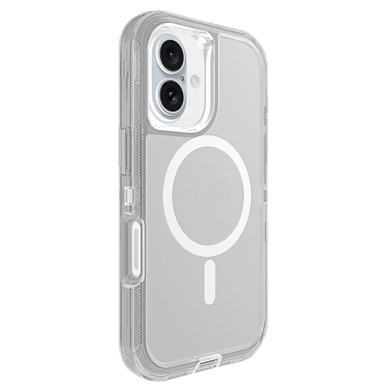 For iPhone 16 Plus Case Compatible with MagSafe Shockproof TPU+PC Phone Back Cover Transparent Purple
For iPhone 16 Plus Case Compatible with MagSafe Shockproof TPU+PC Phone Back Cover Transparent Purple
