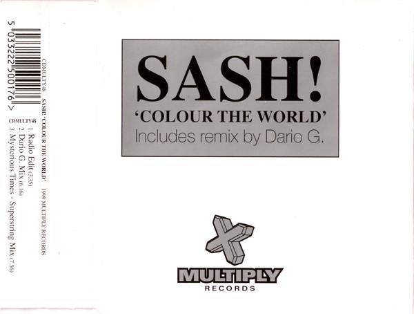 CD SASH! - Colour The World CDMULTY48 Multiply Record 1999 UK Dance & Electronica Used
CD SASH! - Colour The World CDMULTY48 Multiply Record 1999 UK Dance & Electronica Used