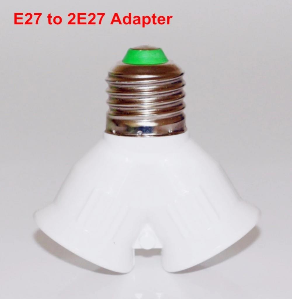 Converter Plug Light Lamp Bulb Socket Creative E27 To 2-e27 Lamp Holder Extender Splitter High Quality Copper Contact Household
Converter Plug Light Lamp Bulb Socket Creative E27 To 2-e27 Lamp Holder Extender Splitter High Quality Copper Contact Household