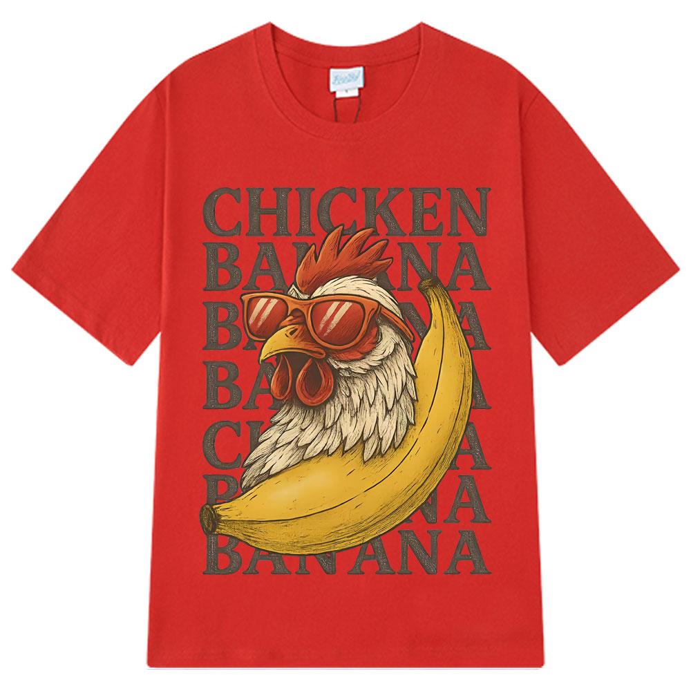 2026 Summer Sport Hip Hop Chicken Banana Funny Print Cotton TShirt Breathable Unisex Plus Size Loose Casual Tops Y2k S
2026 Summer Sport Hip Hop Chicken Banana Funny Print Cotton TShirt Breathable Unisex Plus Size Loose Casual Tops Y2k S