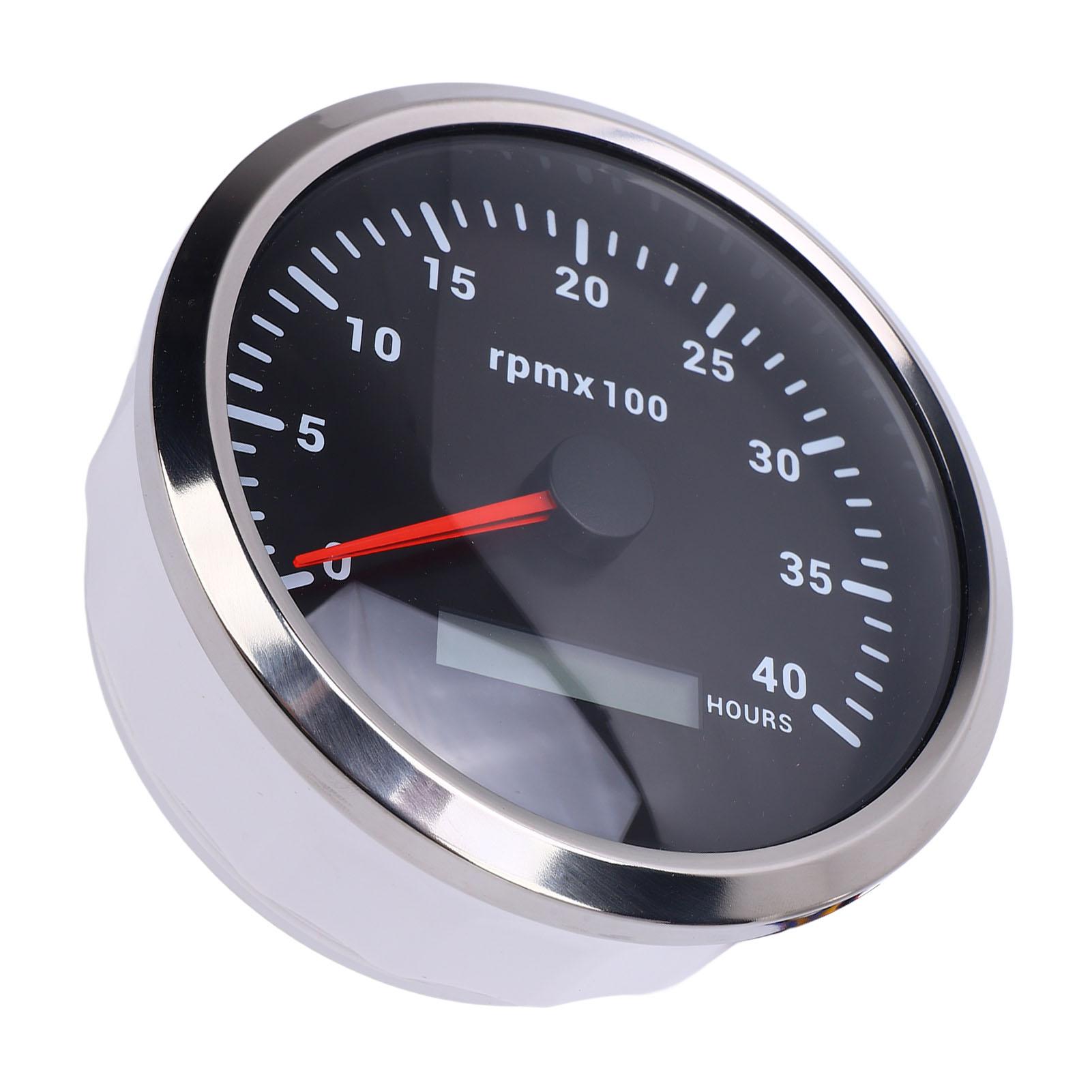 110 мм 4 38 дюймов Тахометр 7 цветов подсветки 4000 об/мин Датчик с счетчиком моточасов для грузовика, трактора, прицепа
110 мм 4 38 дюймов Тахометр 7 цветов подсветки 4000 об/мин Датчик с счетчиком моточасов для грузовика, трактора, прицепа