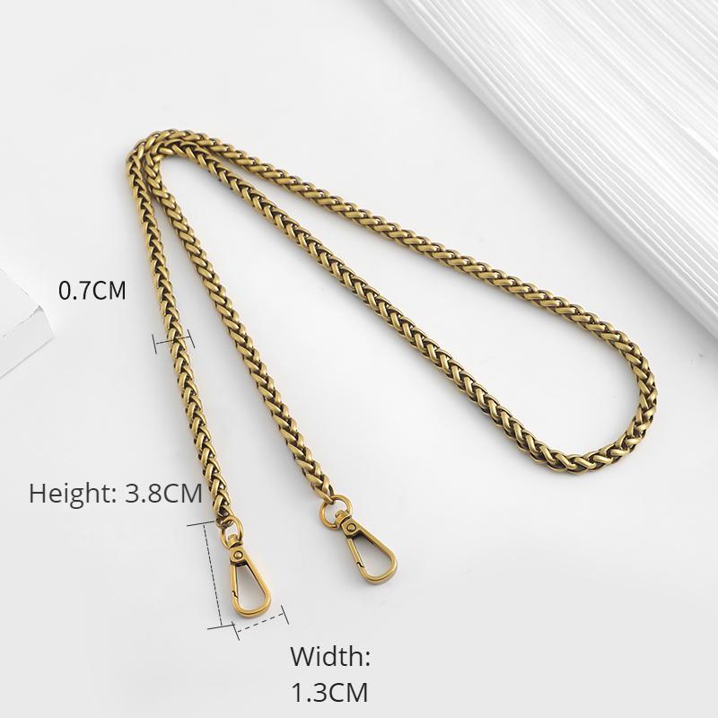 Bronze Bag Chain Transformation Shoulder Strap Cross-body Chain Backpack Replacement Metal Bag Strap Bag Accessories 60CM
Bronze Bag Chain Transformation Shoulder Strap Cross-body Chain Backpack Replacement Metal Bag Strap Bag Accessories 60CM