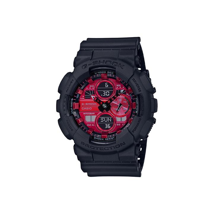 CASIO Men Liquid Crystal/Analog Dual Display Series Red Watch GA-140AR-1APR-person Black Red
CASIO Men Liquid Crystal/Analog Dual Display Series Red Watch GA-140AR-1APR-person Black Red