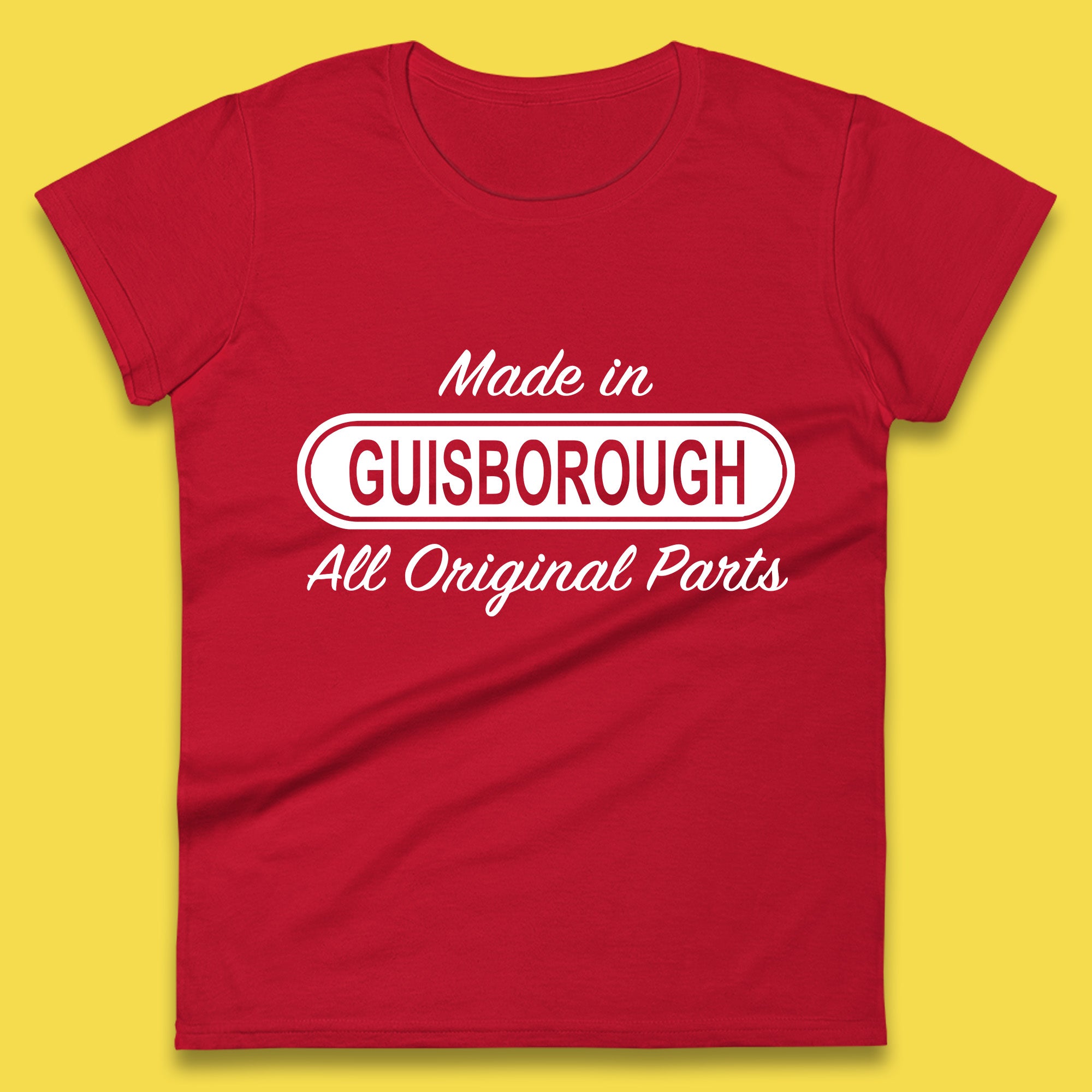 Made In Guisborough All Original Parts Vintage Retro Birthday Town In North Yorkshire, England Gift Womens Tee T Shirt Mens Tops Unisex Top S
Made In Guisborough All Original Parts Vintage Retro Birthday Town In North Yorkshire, England Gift Womens Tee T Shirt Mens Tops Unisex Top S