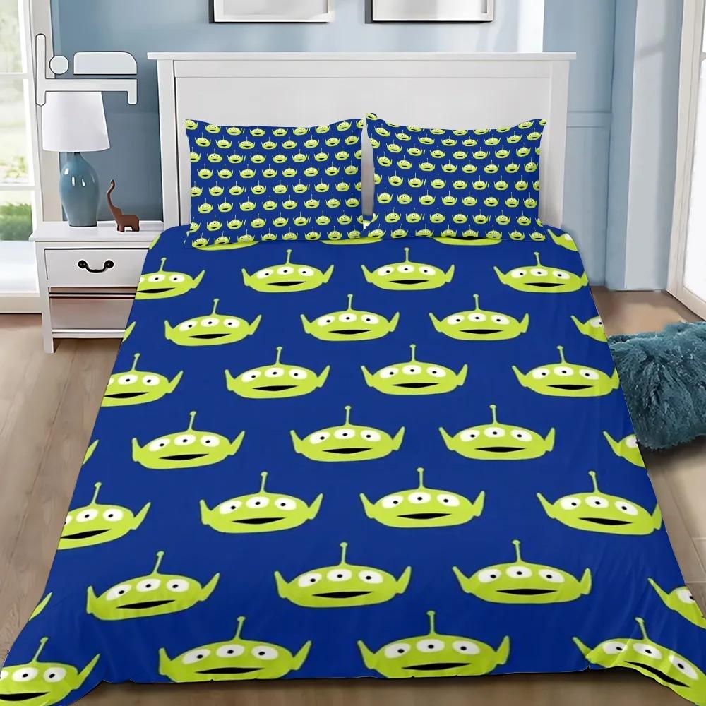 Duvet Cover Pillowcase Bedding Set Cartoon Alien Buzz Adult Boy Girl Bedroom Decoration Children Gift Single Double Large Size (135x200cm)
Duvet Cover Pillowcase Bedding Set Cartoon Alien Buzz Adult Boy Girl Bedroom Decoration Children Gift Single Double Large Size (135x200cm)