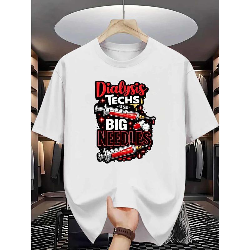 Men S T-Shirt for Dialysis Technicians Featuring a Humorous Print of Big Needles And Syringes, Made from High-Quality Pure, Designed for Durability S белый
Men S T-Shirt for Dialysis Technicians Featuring a Humorous Print of Big Needles And Syringes, Made from High-Quality Pure, Designed for Durability S белый