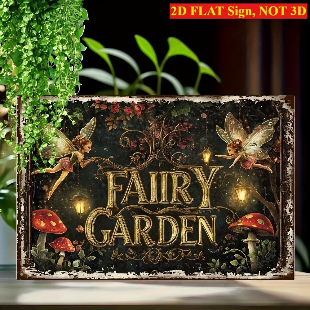 Vintage Fairy Garden with Mushrooms and Lanterns Metal Tin Sign Wall Decor 20x30cm(7.8x11.8inch)
Vintage Fairy Garden with Mushrooms and Lanterns Metal Tin Sign Wall Decor 20x30cm(7.8x11.8inch)