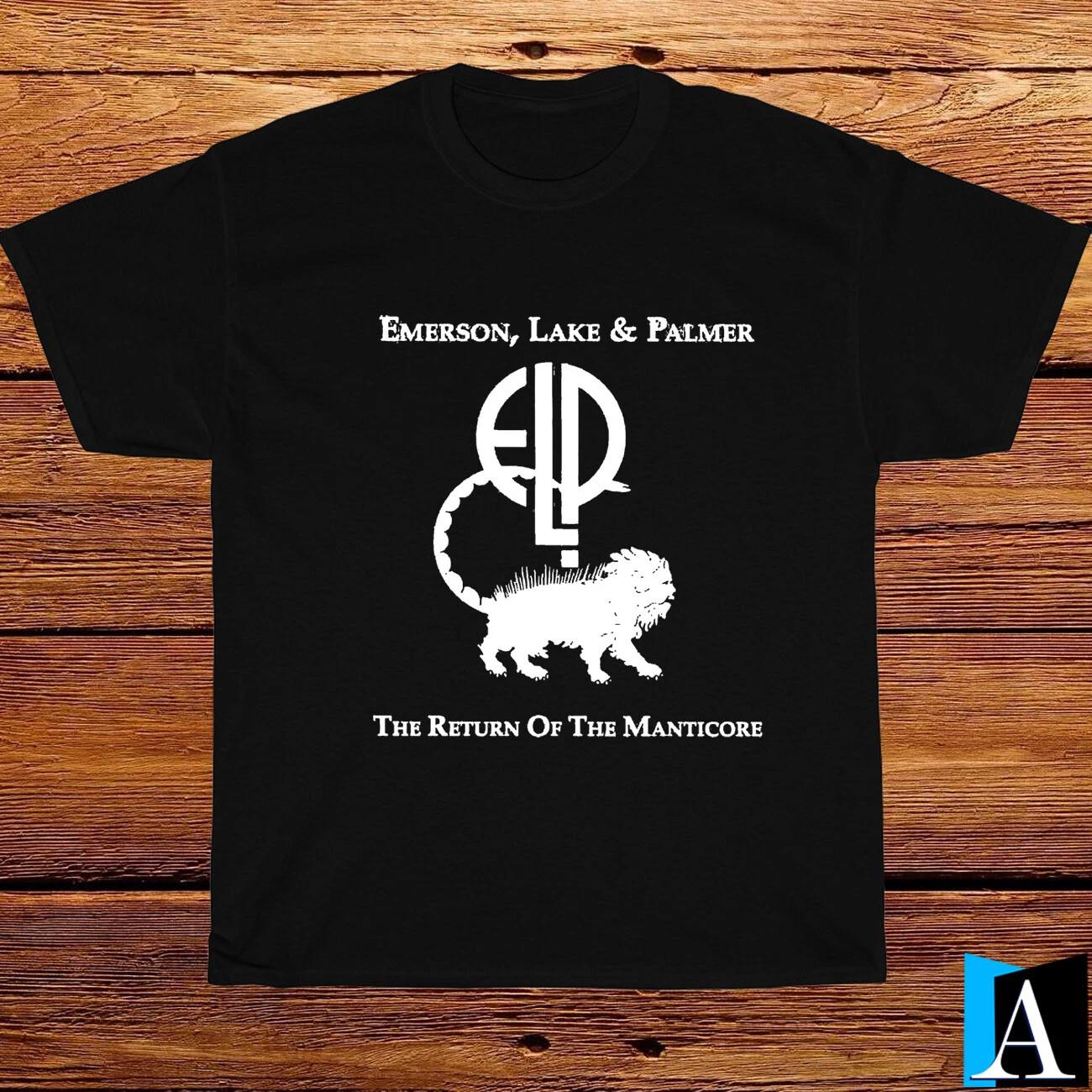 New Emerson,Lake & Palmer–The Return Of The Manticore Black/ Navy/ Grey T-Shirt 4XL
New Emerson,Lake & Palmer–The Return Of The Manticore Black/ Navy/ Grey T-Shirt 4XL