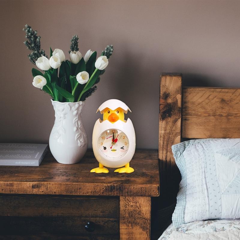 Cartoon Alarm Clock Chicken Duck Egg for shell Movement Alarm Clocks Student Children Bedroom Dropshipping
Cartoon Alarm Clock Chicken Duck Egg for shell Movement Alarm Clocks Student Children Bedroom Dropshipping