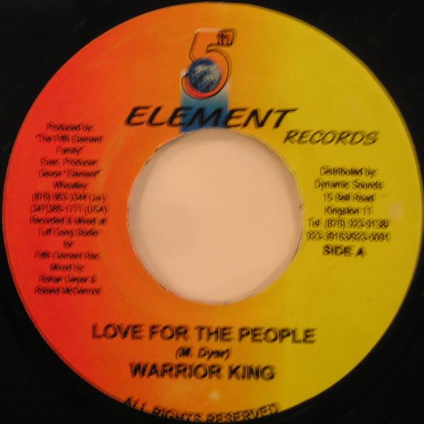 7inch Record WARRIOR KING / MR. STEEL - Love For The People / Black Woman NONE 5th Element Rec 2003 Jamaica Reggae, Ska & Dub Used
7inch Record WARRIOR KING / MR. STEEL - Love For The People / Black Woman NONE 5th Element Rec 2003 Jamaica Reggae, Ska & Dub Used
