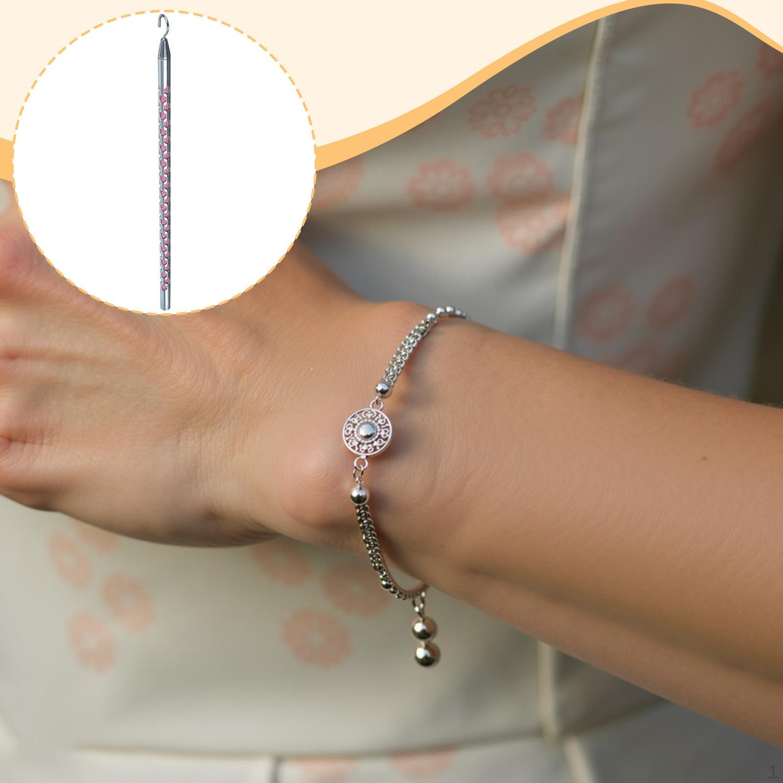 Bracelet Helper Tool Fastener Chain Gifts Versatile Stainless Steel Jewelry Clasp розового золота
Bracelet Helper Tool Fastener Chain Gifts Versatile Stainless Steel Jewelry Clasp розового золота