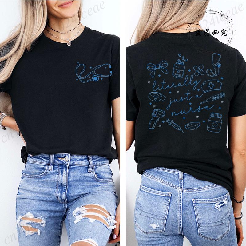 Registered Nurse Graphic TeesLitterly Just A Nurse Womens TShirts Clothingshort Sleeve Shirts Fashion Casual Tops Tees 4XL
Registered Nurse Graphic TeesLitterly Just A Nurse Womens TShirts Clothingshort Sleeve Shirts Fashion Casual Tops Tees 4XL