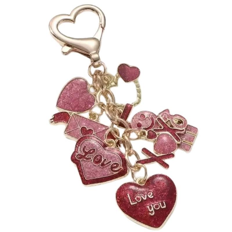 Heart Sequined Keychain With Butterfly Tassels For Fashionable Bag Charm Accessory Lightweight And Practical Bag Pendant
Heart Sequined Keychain With Butterfly Tassels For Fashionable Bag Charm Accessory Lightweight And Practical Bag Pendant