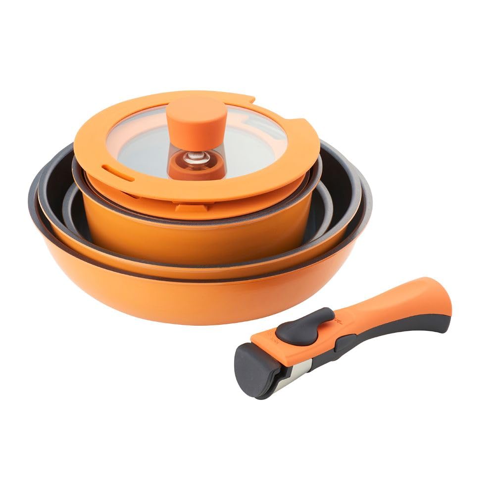 Bestco Frying Pan Pot Glass Lid Handle 8 Piece Set For Gas Fire Only Orange Best Wear Resistance NM-274 оранжевый
Bestco Frying Pan Pot Glass Lid Handle 8 Piece Set For Gas Fire Only Orange Best Wear Resistance NM-274 оранжевый