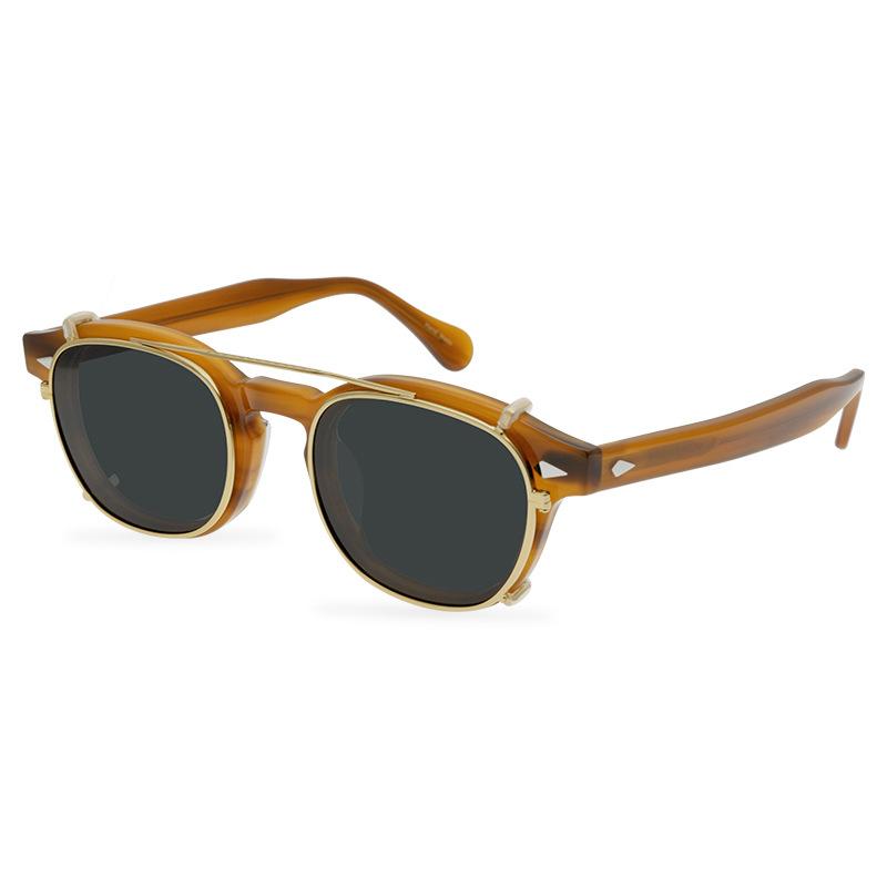 Designer Brand Men S Classical Square Sunglasses New Arrive Vintage Tortoise Acetate Clip On Solar Glasses Men
Designer Brand Men S Classical Square Sunglasses New Arrive Vintage Tortoise Acetate Clip On Solar Glasses Men