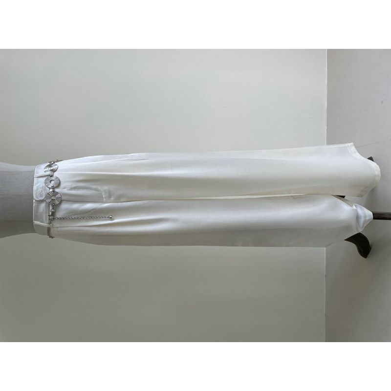 2025 Summer New Arrival Mom s Sense of Wealth Plaid with Waist Chain Acetic Acid Cool Feeling Glossy Wide Leg Pants Color 1 L
2025 Summer New Arrival Mom s Sense of Wealth Plaid with Waist Chain Acetic Acid Cool Feeling Glossy Wide Leg Pants Color 1 L