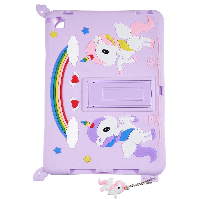 For iPad Air (2013)/Air 2/iPad 9.7-inch (2017)/(2018) Cute Decor Shockproof Silicone+PC Tablet Cover Kickstand Case with Strap A
For iPad Air (2013)/Air 2/iPad 9.7-inch (2017)/(2018) Cute Decor Shockproof Silicone+PC Tablet Cover Kickstand Case with Strap A