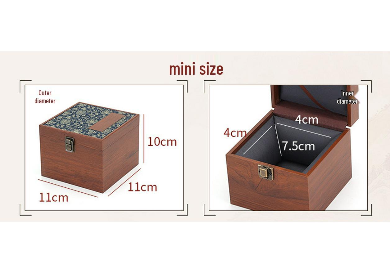Walnut Brocade Box with New Chinese Style Purple Clay Teapot and Two Cups - Gift Box Packaging (Empty)
Walnut Brocade Box with New Chinese Style Purple Clay Teapot and Two Cups - Gift Box Packaging (Empty)