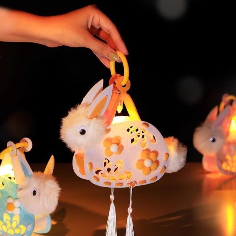 Handmade Rabbit Lantern Traditional LED Lantern Toys Light Up Lantern Hanfu Accessories синий
Handmade Rabbit Lantern Traditional LED Lantern Toys Light Up Lantern Hanfu Accessories синий