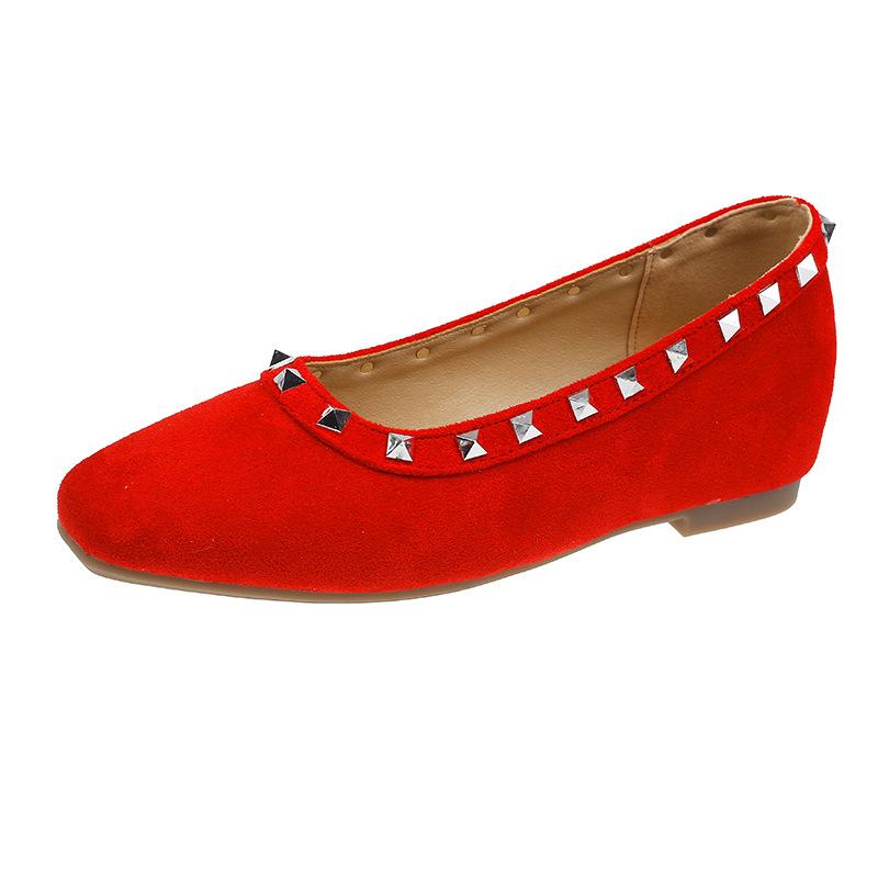 2025 Маленький гострий носок внутрішнє збільшення висоти 2,5 см червона підошва замша рожево-червоні заклепки світлий виріз сексуальні низький каблук туфлі-човники 40 бордовий
2025 Маленький гострий носок внутрішнє збільшення висоти 2,5 см червона підошва замша рожево-червоні заклепки світлий виріз сексуальні низький каблук туфлі-човники 40 бордовий