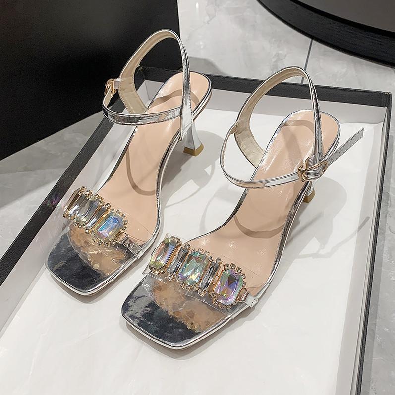 Sandals Female 2024 New Summer Thin High Heeled Rhinestone Ankle Strap Bucke Women s Shoes Sandalen Sliver Fashion Sandalias 40 срібний
Sandals Female 2024 New Summer Thin High Heeled Rhinestone Ankle Strap Bucke Women s Shoes Sandalen Sliver Fashion Sandalias 40 срібний