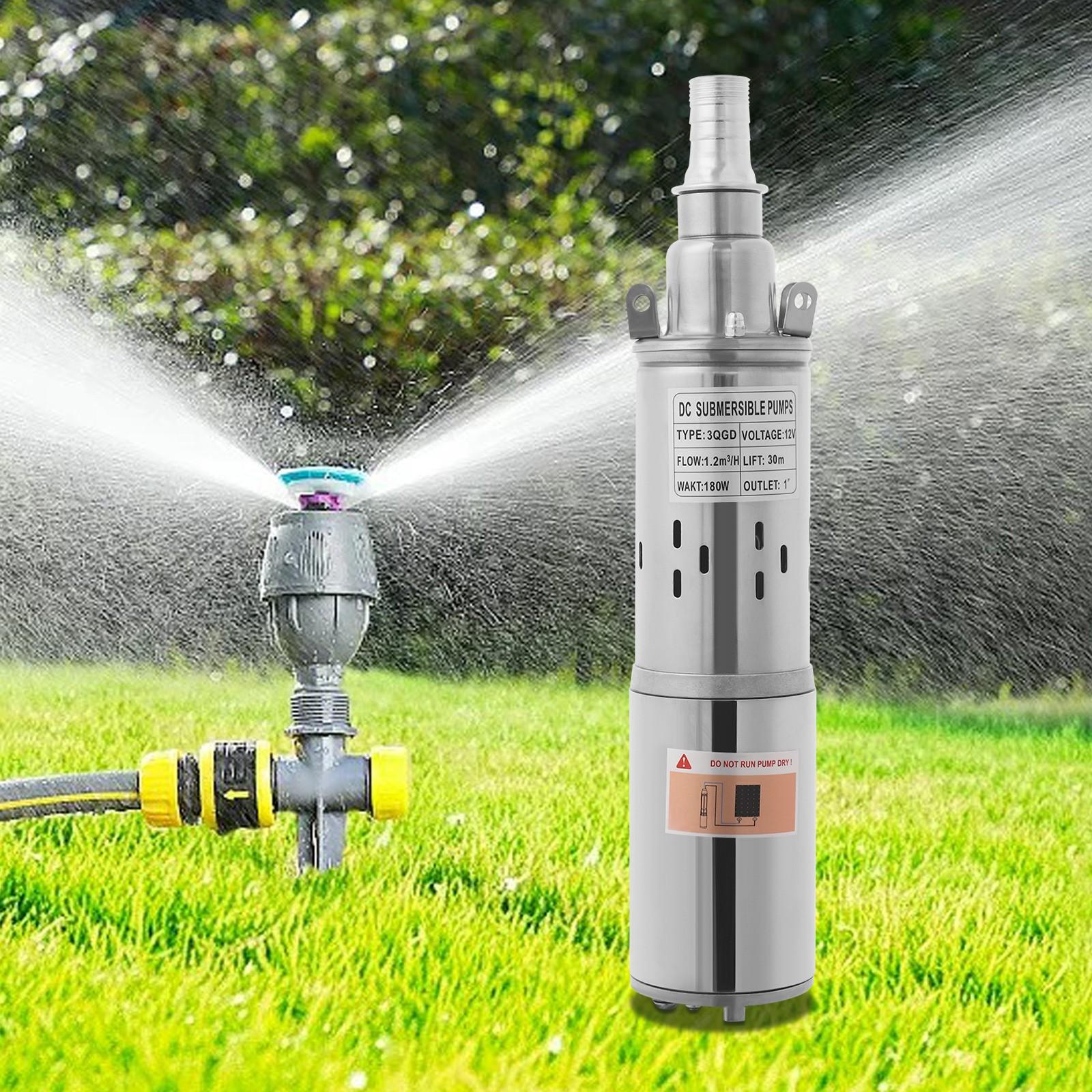 Durable High-Power Solar Water Pump, 180W 12V DC Submersible Deep Well Pump for Off-Grid Irrigation, Home Farm Water Supply 12V&US срібний
Durable High-Power Solar Water Pump, 180W 12V DC Submersible Deep Well Pump for Off-Grid Irrigation, Home Farm Water Supply 12V&US срібний
