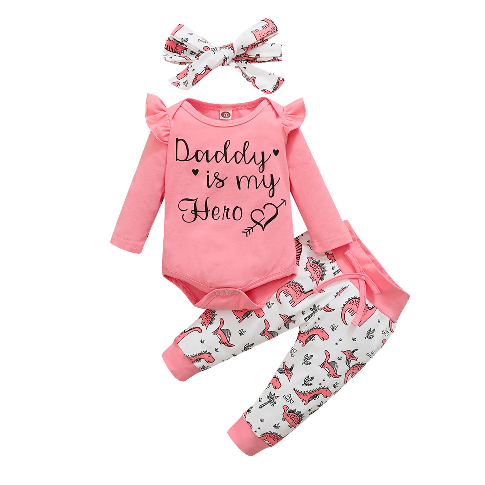 (SU)Комбинезон с принтом для новорожденных девочек, боди + штаны с динозавром + комплект с повязкой на голову 70 розовый
(SU)Комбинезон с принтом для новорожденных девочек, боди + штаны с динозавром + комплект с повязкой на голову 70 розовый