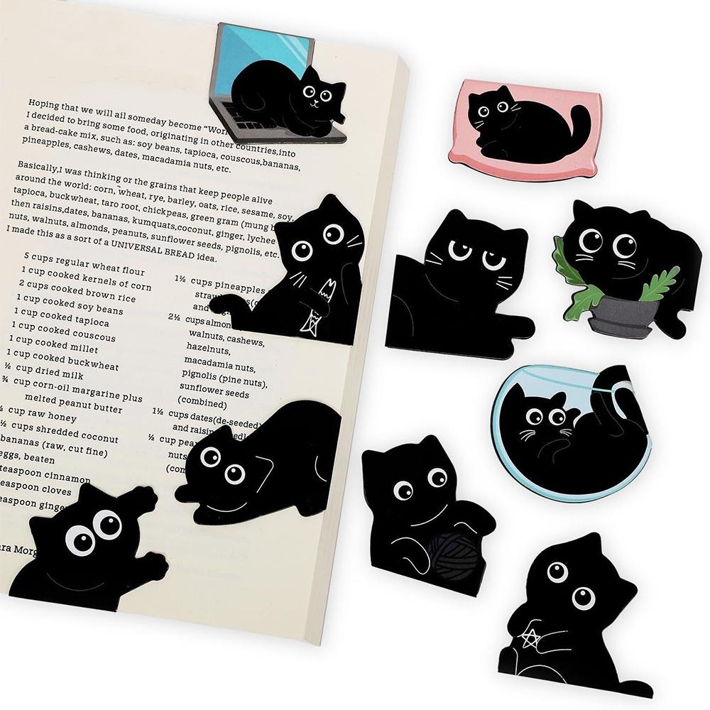 10pcs Magnetic Bookmarks Cute Black Cat Bookmark for Kids
10pcs Magnetic Bookmarks Cute Black Cat Bookmark for Kids