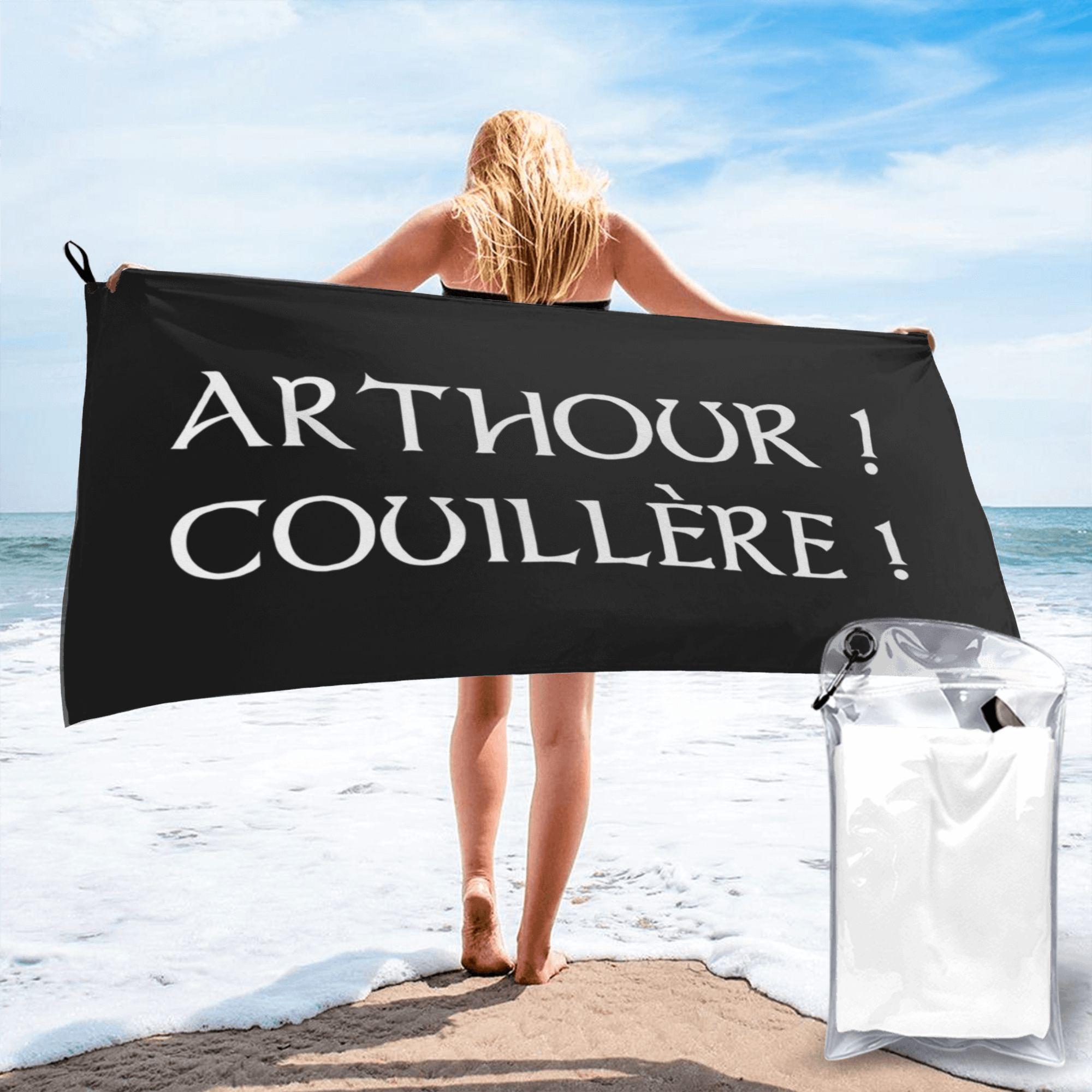 Kaamelott - Arthour couillette! Beach Towel Soft Microfiber Quick Dry Absorbent Quick Towels For Bath W30*H60(CM)
Kaamelott - Arthour couillette! Beach Towel Soft Microfiber Quick Dry Absorbent Quick Towels For Bath W30*H60(CM)