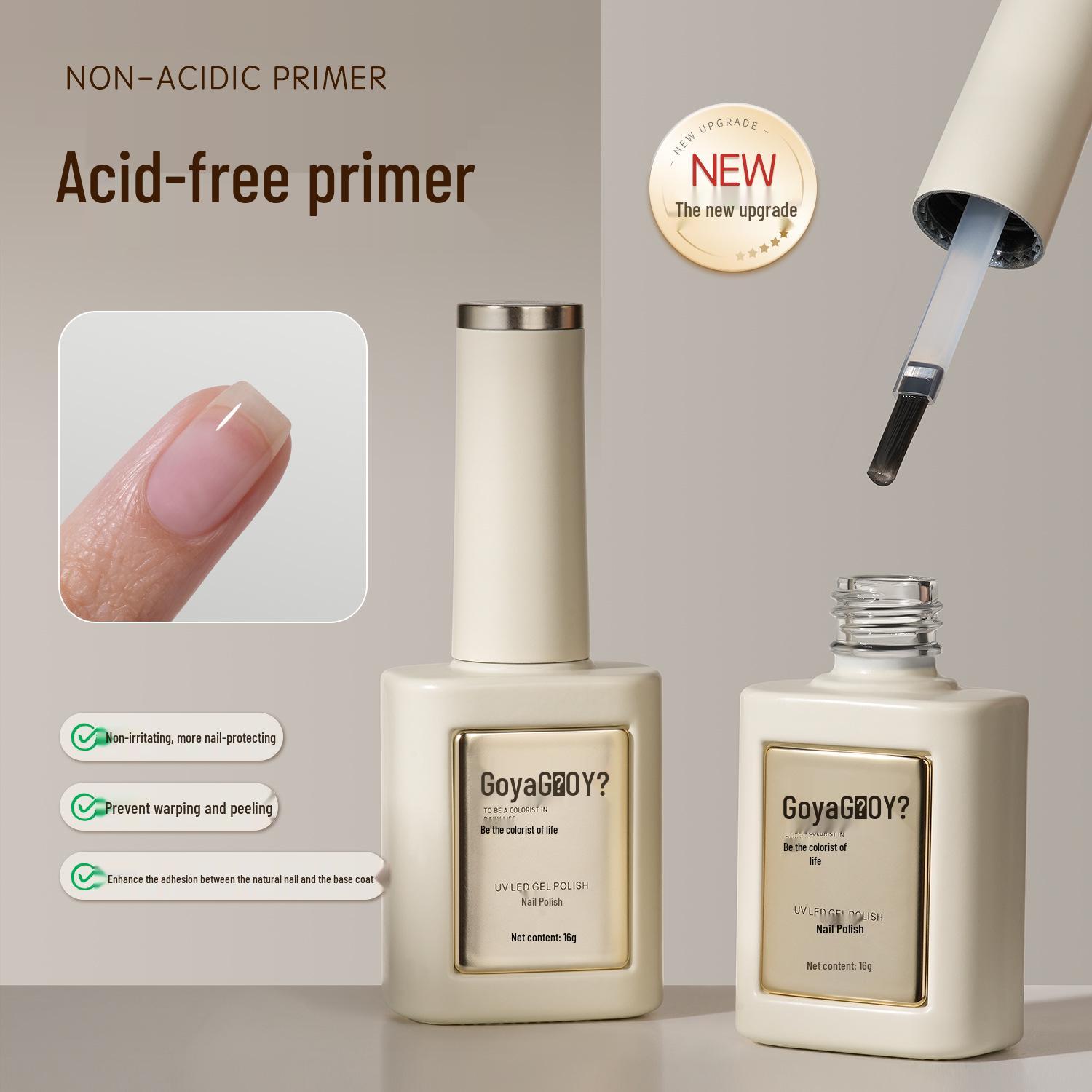 Gaoy Anti-Lift Nail Bonding Agent: Acid-Free, Long-Lasting Gel Primer for Strong, Balanced Nails.
Gaoy Anti-Lift Nail Bonding Agent: Acid-Free, Long-Lasting Gel Primer for Strong, Balanced Nails.