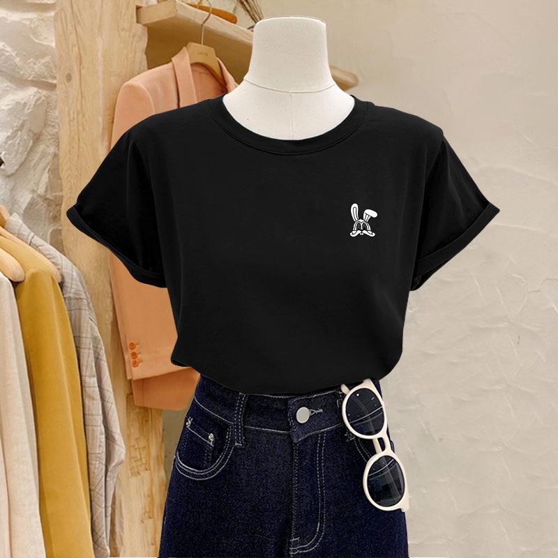 2025 New Women s Shoulder Cotton Short Sleeve T-Shirt Fashion Versatile Foreign Style White Crew Neck Top Summer 3XL
2025 New Women s Shoulder Cotton Short Sleeve T-Shirt Fashion Versatile Foreign Style White Crew Neck Top Summer 3XL