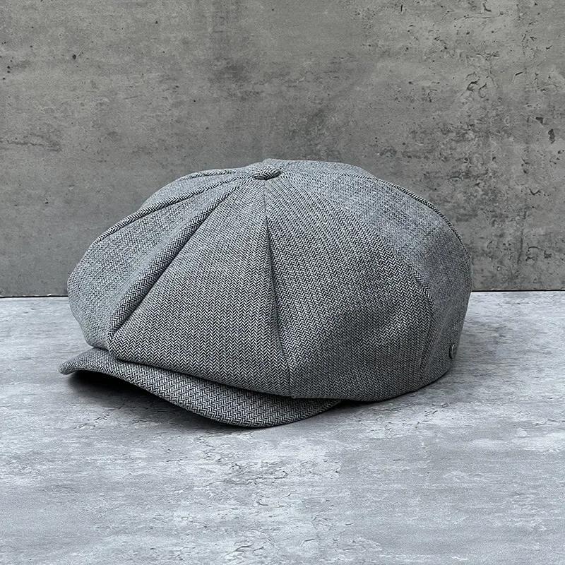 New Big Size Cotton Newsboy Caps Men Spring Summer Thin Breathable Beret Women Casual Hat Unisex Sweat Octagonal Hats 63CM 4XL 61-63CM сірий
New Big Size Cotton Newsboy Caps Men Spring Summer Thin Breathable Beret Women Casual Hat Unisex Sweat Octagonal Hats 63CM 4XL 61-63CM сірий