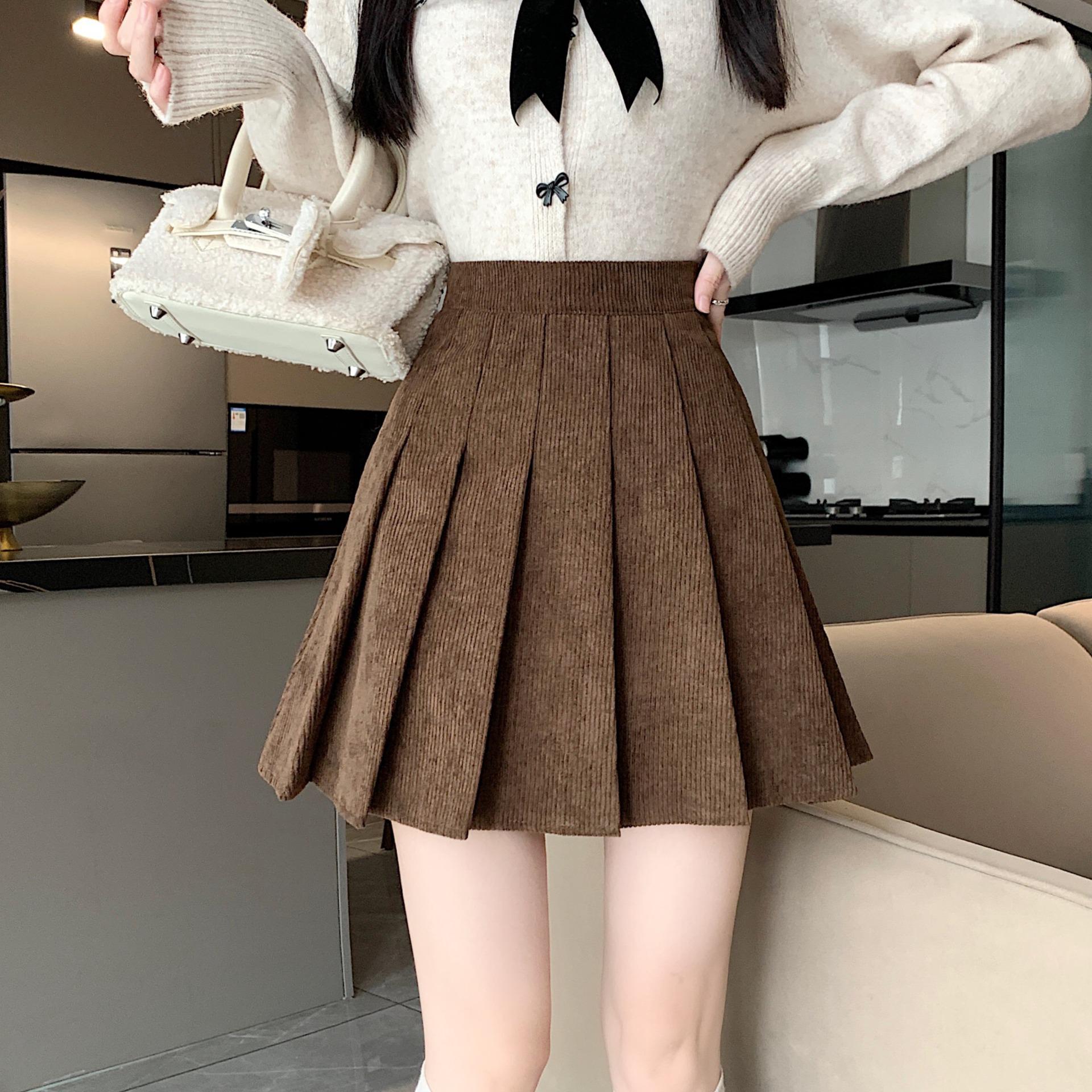 Plus Size Women s High-Waisted Corduroy A-Line Pleated Skirt for Autumn/Winter XL кавовий
Plus Size Women s High-Waisted Corduroy A-Line Pleated Skirt for Autumn/Winter XL кавовий