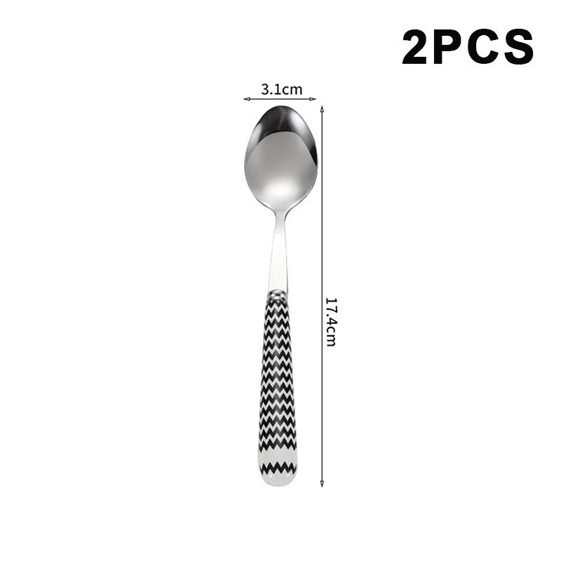2/4Pcs Western Restaurant Stainless Steel Tableware Korean Wave Point Retro Ins Fork Butter Spoon Set Household Steak Tableware
2/4Pcs Western Restaurant Stainless Steel Tableware Korean Wave Point Retro Ins Fork Butter Spoon Set Household Steak Tableware