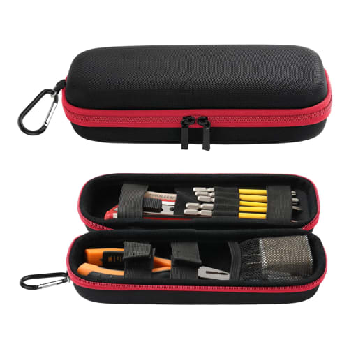 Housolution 220 USB Power Screwdriver Storage Case, Tool Box, Tool Storage Pouch, Pencil Case Style, Large Capacity, Durable Oxford & EVA Material, wi
Housolution 220 USB Power Screwdriver Storage Case, Tool Box, Tool Storage Pouch, Pencil Case Style, Large Capacity, Durable Oxford & EVA Material, wi