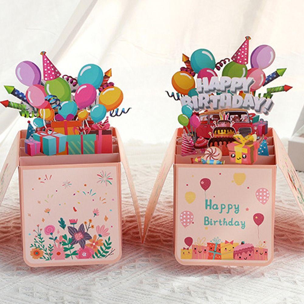 Foldable 3D Pop-Up Greeting Card Blessing Invitations Cards Thank You Message Card Mothers Day Birthday
Foldable 3D Pop-Up Greeting Card Blessing Invitations Cards Thank You Message Card Mothers Day Birthday