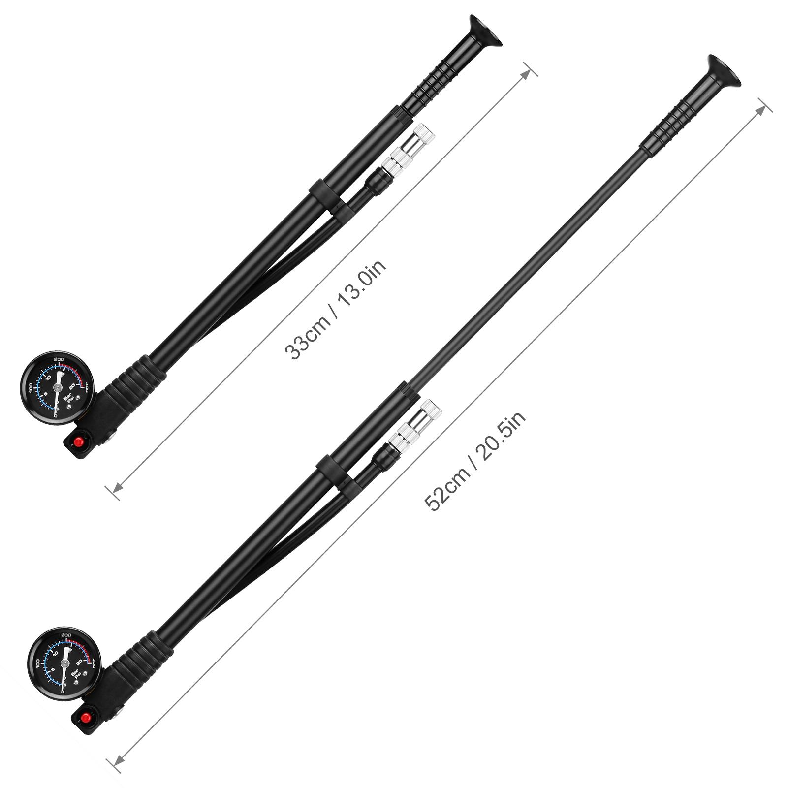 Cycling Pump, Shock Pump Cycling Pump with Pressure Gauge Cycling Pump For All Valves 120 PSI
Cycling Pump, Shock Pump Cycling Pump with Pressure Gauge Cycling Pump For All Valves 120 PSI