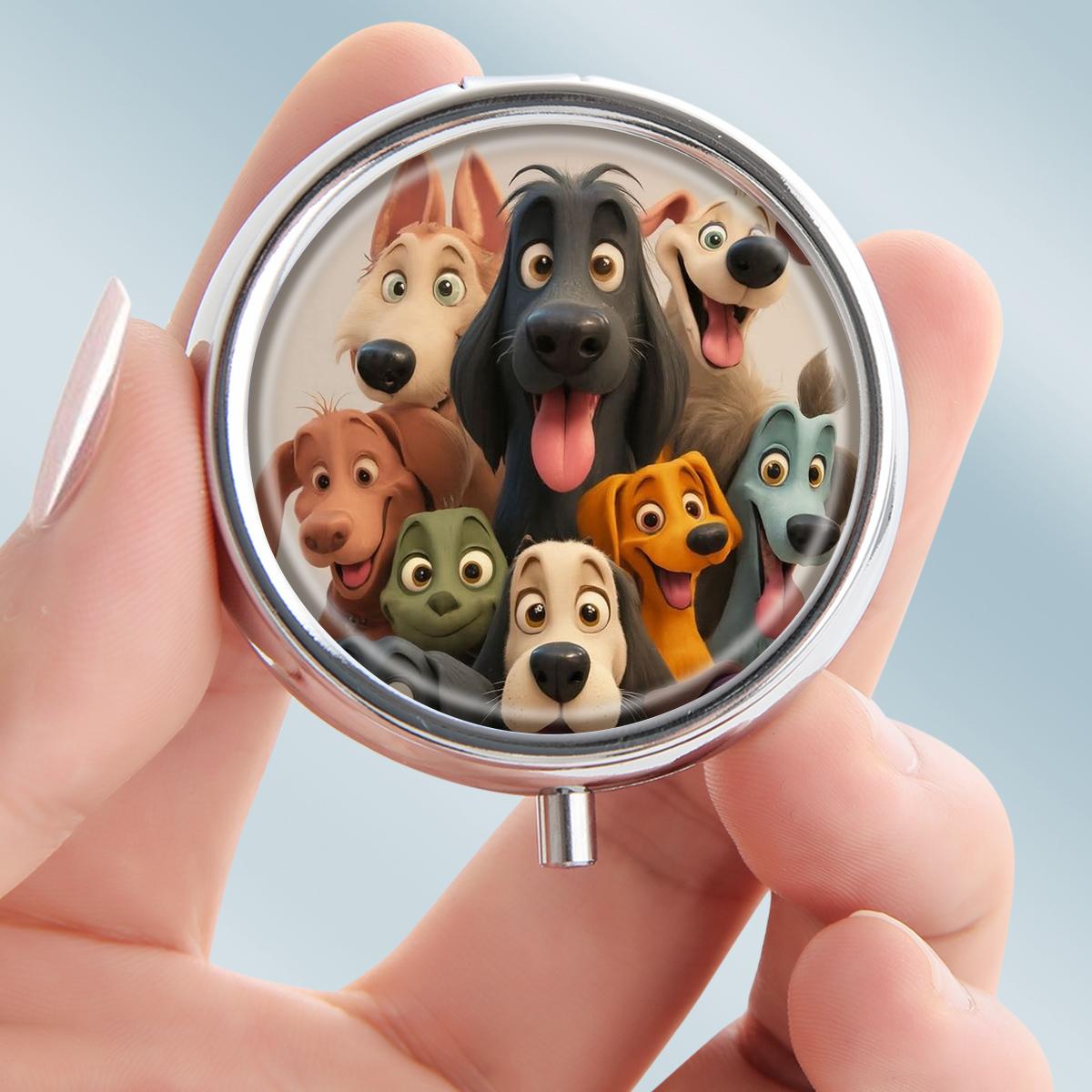 Portable Pill Box with 3 Compartments, Mini Metal Medicine Organizer Case, Cute Printed Pill Container for Vitamins, Pills, Jewelry, Travel, Daily Use разноцветный
Portable Pill Box with 3 Compartments, Mini Metal Medicine Organizer Case, Cute Printed Pill Container for Vitamins, Pills, Jewelry, Travel, Daily Use разноцветный