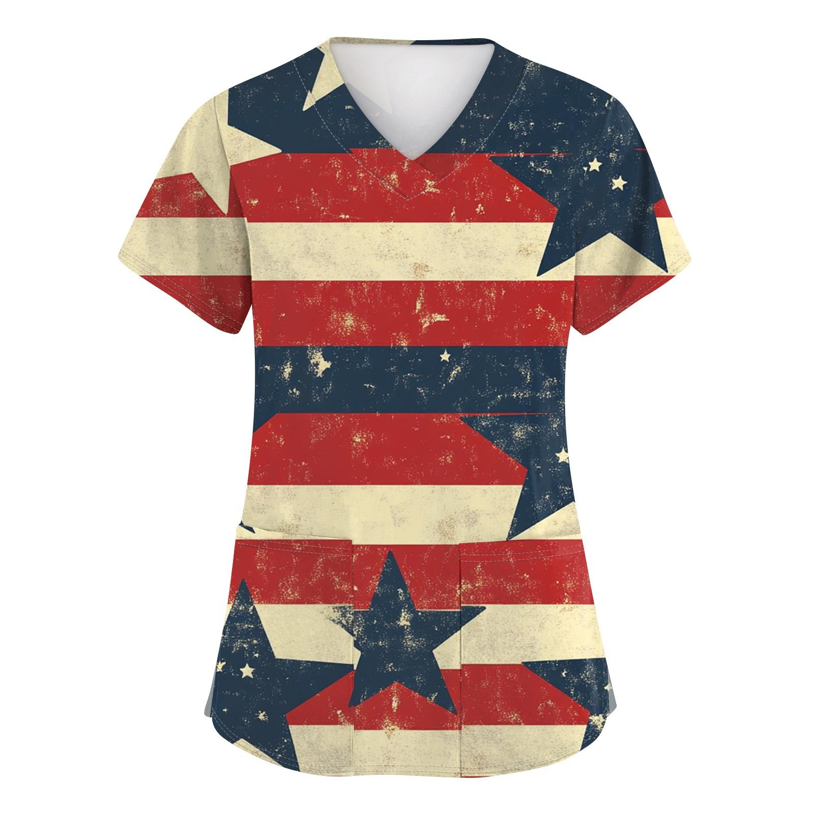 Women s Fashion Printed Short Sleeve V-Neck Top Small Pocket Work T-Shirt XL Темно-синій
Women s Fashion Printed Short Sleeve V-Neck Top Small Pocket Work T-Shirt XL Темно-синій