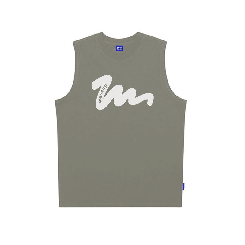 Wassup Heods American Casual Sports Vest Boys Fashion Brand Summer Loose Men s Sleeveless Shirt Waistcoat Dark gray 2XL
Wassup Heods American Casual Sports Vest Boys Fashion Brand Summer Loose Men s Sleeveless Shirt Waistcoat Dark gray 2XL